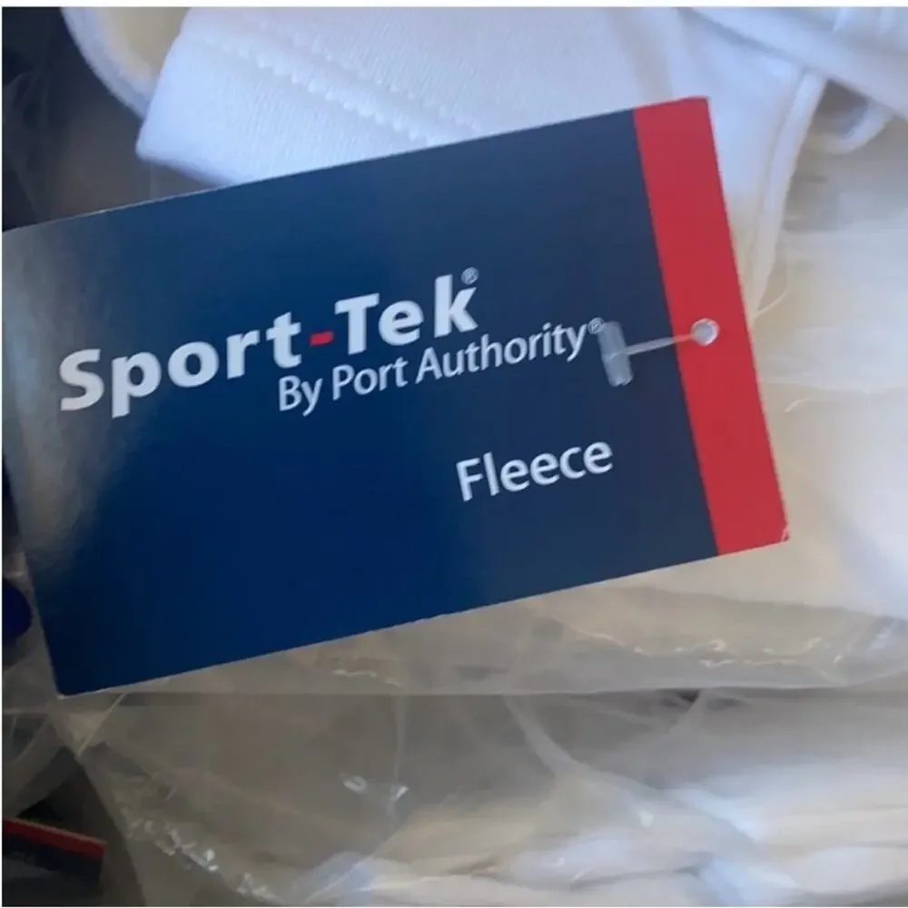 New with Tags Sport-Tek Women's White Quarter-Zip Pullover Sweatshirt XSmall - Picture 5 of 11